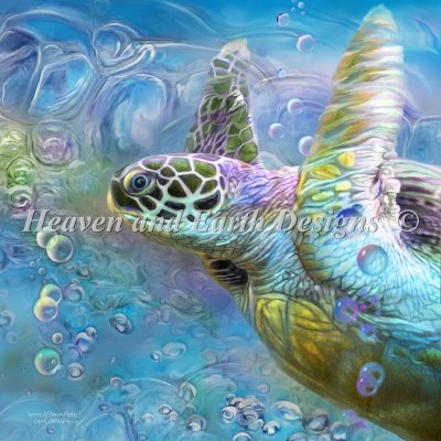 Diamond Painting Canvas - Mini Sea Turtle Spirit Of Serendipity